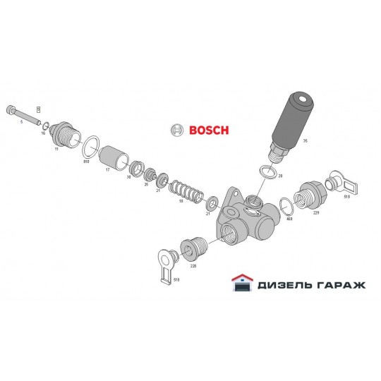 0440008122 BOSCH Насос, що підкачує механічний