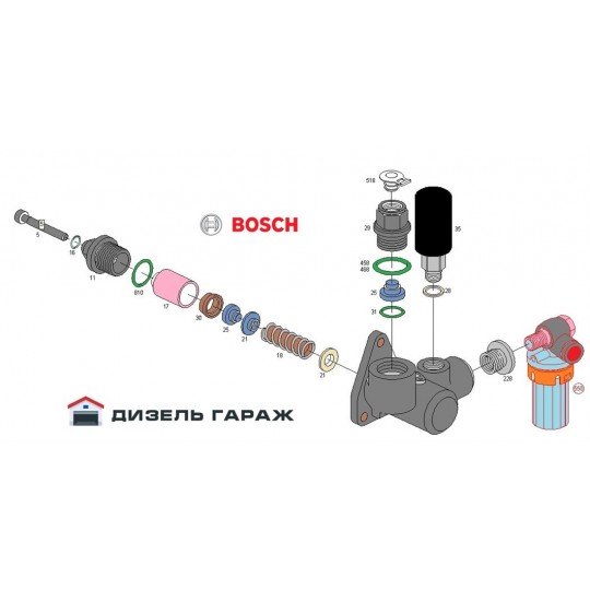 0440017042 BOSCH Насос, що підкачує механічний