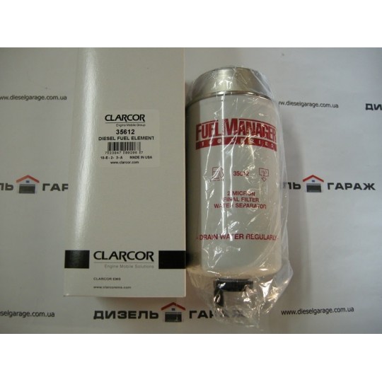 35612 CLARCOR 2 мікрон Фільтруючий елемент FUEL MANAGER FM100