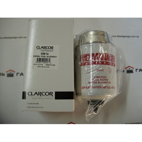 35614 CLARCOR 2 мікрон Фільтруючий елемент FUEL MANAGER FM100