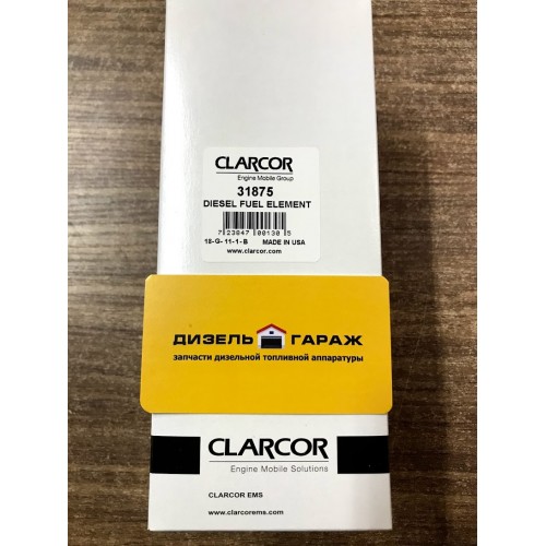 31875 CLARCOR 5 мікрон Фільтруючий елемент FUEL MANAGER FM100