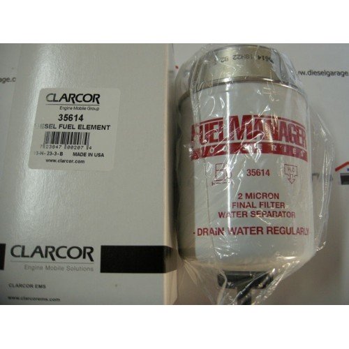 35614 CLARCOR 2 мікрон Фільтруючий елемент FUEL MANAGER FM100